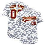 Custom White Navy Playboy Graffiti Pattern Baseball Jersey | BuyFootballJersey