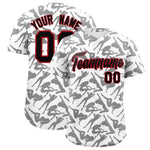 Custom White Black Playboy Graffiti Pattern Baseball Jersey | BuyFootballJersey