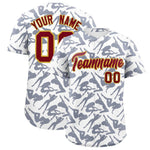 Custom White Navy Playboy Graffiti Pattern Baseball Jersey | BuyFootballJersey