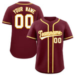 Custom Maroon Classic Style Baseball Jersey | BuyFootballJersey