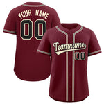 Custom Maroon Classic Style Baseball Jersey | BuyFootballJersey