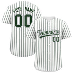 Custom White Gray Tricolor Stripe Fashion Baseball Jersey | BuyFootballJersey
