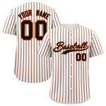 Custom White Black Tricolor Stripe Fashion Baseball Jersey | BuyFootballJersey