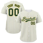 Custom White Gold Tricolor Stripe Fashion Baseball Jersey | BuyFootballJersey