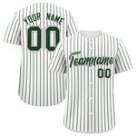 Custom White Gray Tricolor Stripe Fashion Baseball Jersey | BuyFootballJersey