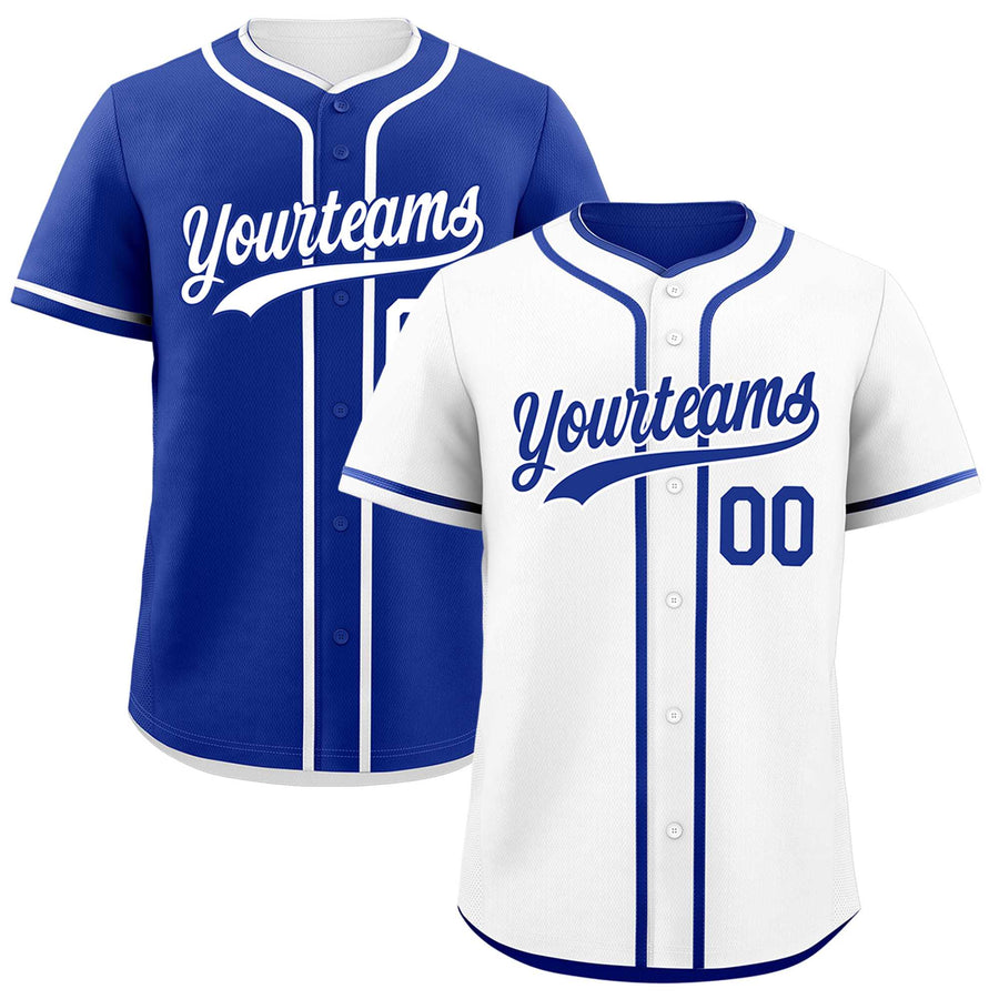 Custom Royal Blue Reversible Baseball Jersey Classic Style Add Team Name & Player Number Moisture-Wicking | BuyFootballJersey