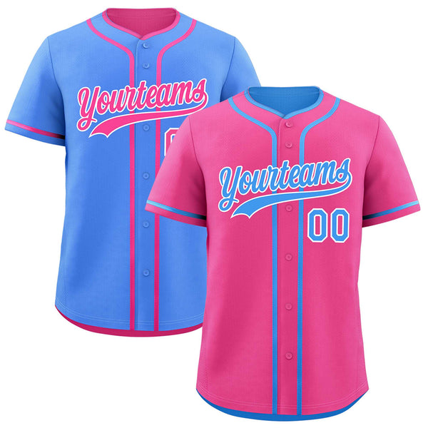 Custom Powder Blue White Reversible Baseball Jersey Classic Style For Youth Team Design Service | BuyFootballJersey