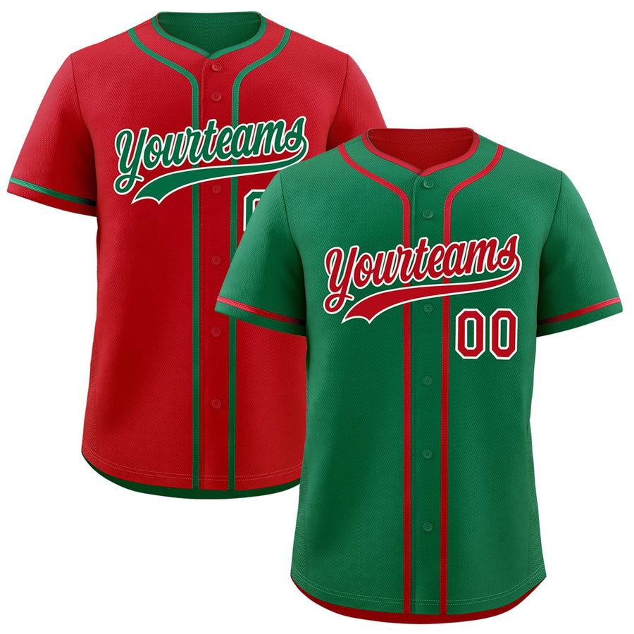 Custom Red White Reversible Baseball Jersey Classic Style Add Team Name & Player Number Moisture-Wicking | BuyFootballJersey