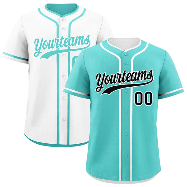 Custom Black White Reversible Baseball Jersey Classic Style Add Team Name & Player Number Moisture-Wicking | BuyFootballJersey