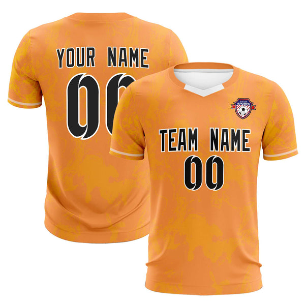 Custom Texas Orange Classic Graffiti Pattern Sportswear Soccer Tops/Sets Jersey | BuyFootballJersey