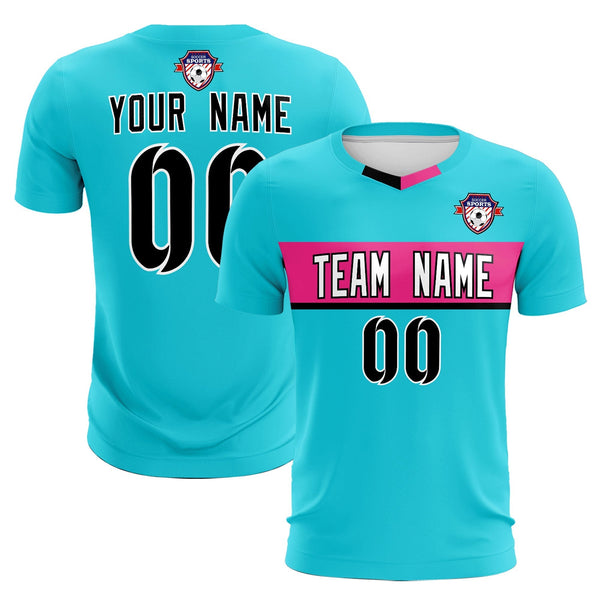 Custom Sky Blue Classic Sports Sets Soccer Shirt Jersey | BuyFootballJersey