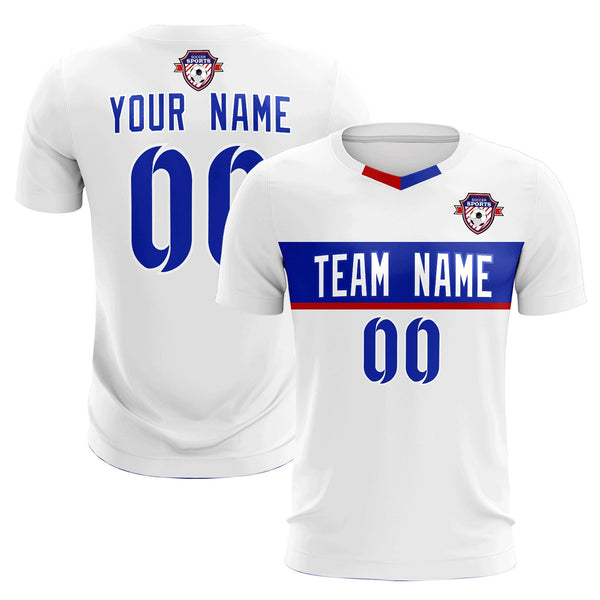 Custom White Classic Sports Sets Soccer Shirt Jersey | BuyFootballJersey
