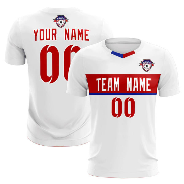 Custom White Classic Sports Sets Soccer Shirt Jersey | BuyFootballJersey