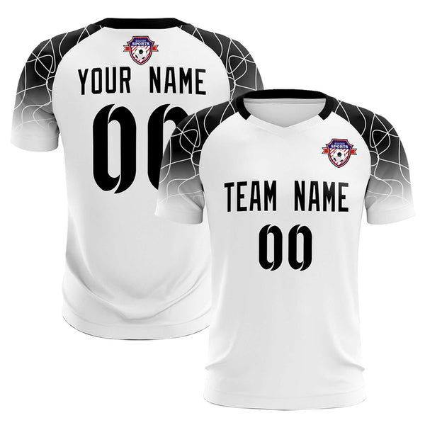 Custom White Classic Soccer Training Sets Jersey For Adults/Kids | BuyFootballJersey