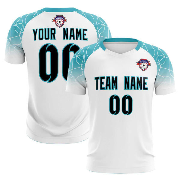 Custom White Classic Soccer Training Sets Jersey For Adults/Kids | BuyFootballJersey