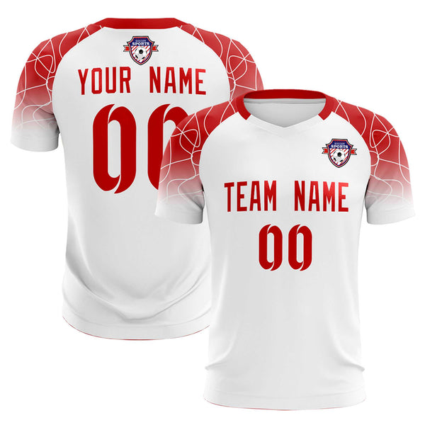 Custom White Classic Soccer Training Sets Jersey For Adults/Kids | BuyFootballJersey