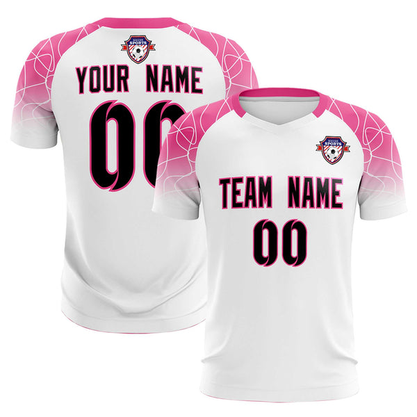 Custom White Classic Soccer Training Sets Jersey For Adults/Kids | BuyFootballJersey