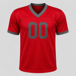 Unofficial Custom Mesh Fan Jersey – Crimson / Slate – Personalized Name, Number & Logo – Not Licensed
