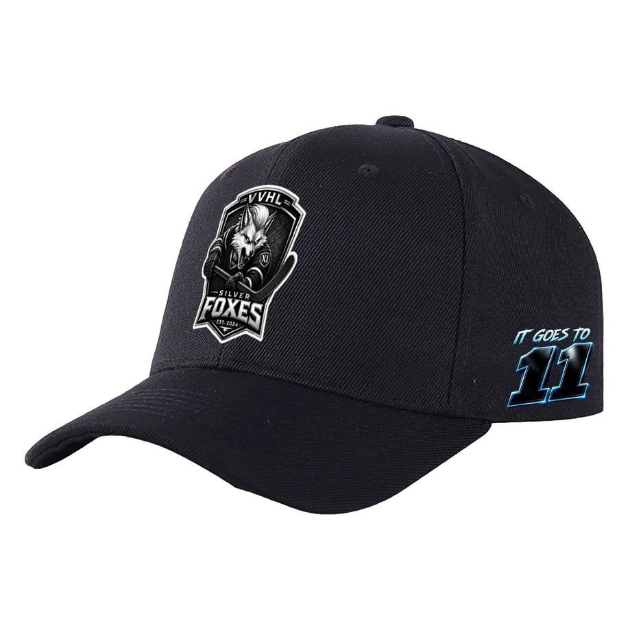 Custom VVHL S11 Season × Silver Fox3D Puff Embroidery Flat Embroidery Baseball Cap | BuyFootballJersey