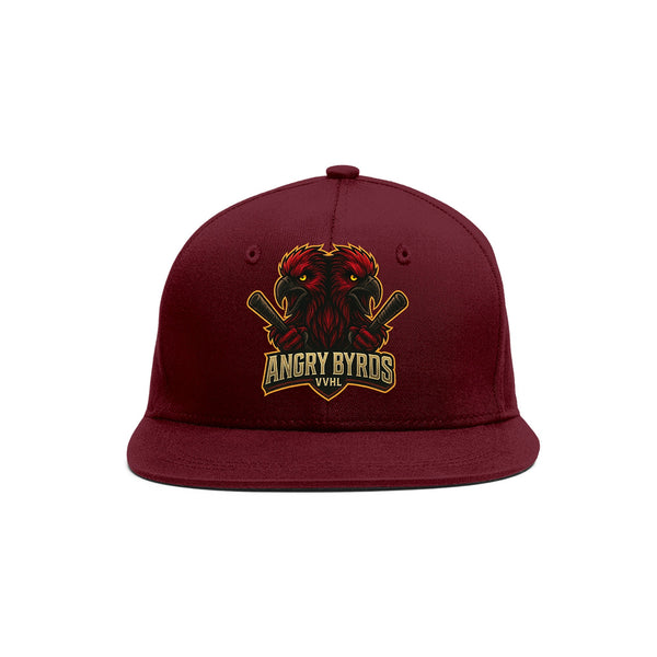 Custom VVHL Crimson S7-Angry-Byrds 3D Puff Embroidery Flat Embroidery Baseball Cap | BuyFootballJersey