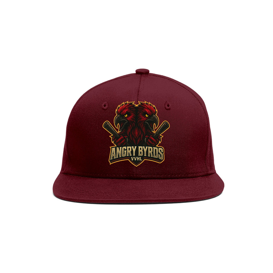 Custom VVHL Crimson S7-Angry-Byrds 3D Puff Embroidery Flat Embroidery Baseball Cap | BuyFootballJersey