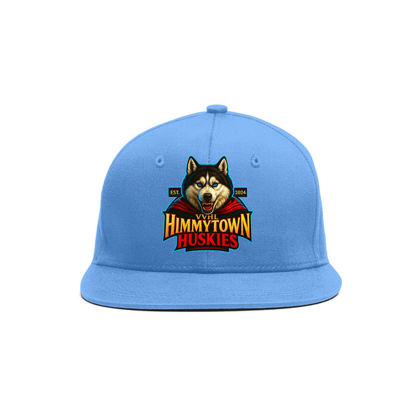Custom VVHL Light Blue S7-Himmytown-huskies 3D Puff Embroidery Flat Embroidery Baseball Cap | BuyFootballJersey