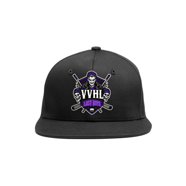 Custom VVHL Black S7-lost-boys 3D Puff Embroidery Flat Embroidery Baseball Cap | BuyFootballJersey
