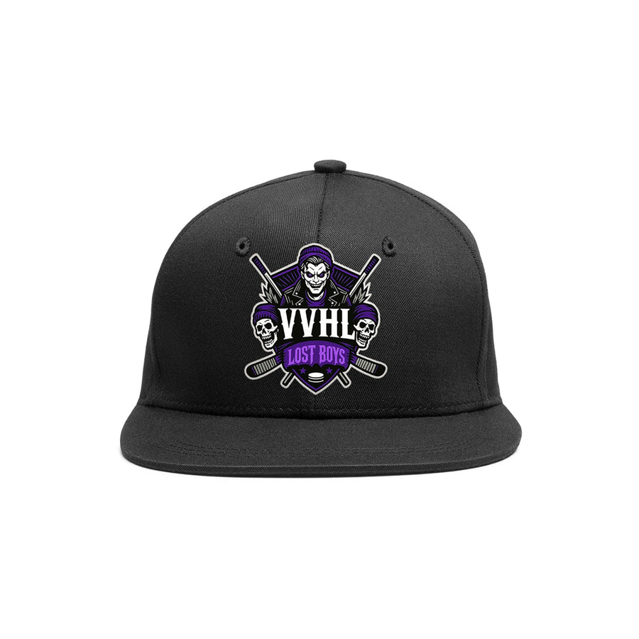 Custom VVHL Black S7-lost-boys 3D Puff Embroidery Flat Embroidery Baseball Cap | BuyFootballJersey