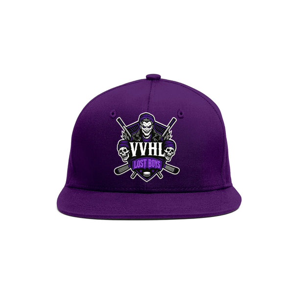 Custom VVHL Purple S7-lost-boys-1 3D Puff Embroidery Flat Embroidery Baseball Cap | BuyFootballJersey