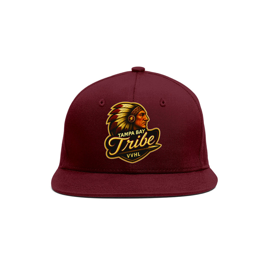 Custom VVHL Old Gold S7-Tampa-bay-tribe 3D Puff Embroidery Flat Embroidery Baseball Cap | BuyFootballJersey