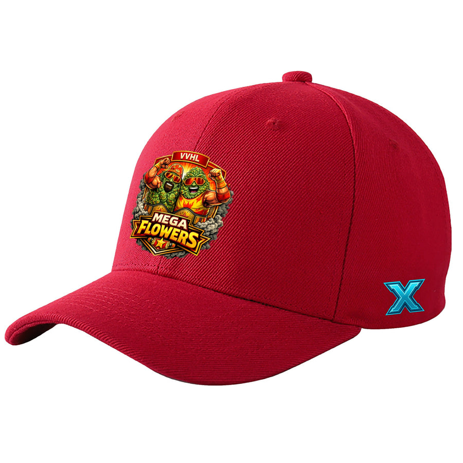 Custom VVHL S10 Season X Mega Flowers3D Puff Embroidery Flat Embroidery Baseball Cap | BuyFootballJersey