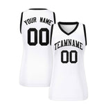 Custom White Black Women Basketball Jersey Sequined Dress | BuyFootballJersey