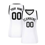 Custom White Black Women Basketball Jersey Sequined Dress | BuyFootballJersey