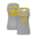 Custom Silver Gold Women Basketball Jersey Sequined Dress | BuyFootballJersey