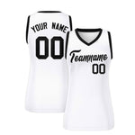 Custom White Black Women Basketball Jersey Sequined Dress | BuyFootballJersey