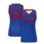 Custom Royal Red Women Basketball Jersey Sequined Dress | BuyFootballJersey