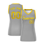 Custom Silver Gold Women Basketball Jersey Sequined Dress | BuyFootballJersey