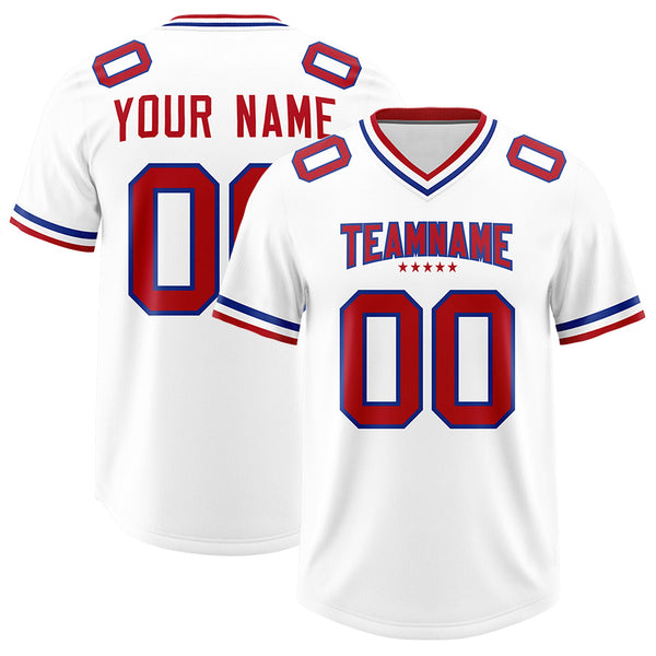 Custom White Classic Style American Football Jerseys | BuyFootballJersey