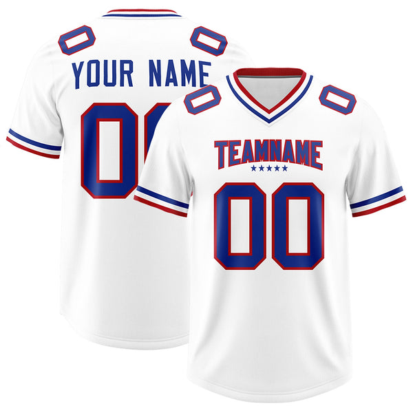 Custom White Classic Style American Football Jerseys | BuyFootballJersey