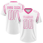 Custom White Personalized Shoulder Cut Two-Tone Football Jersey | BuyFootballJersey