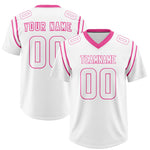 Custom White Personalized Shoulder Cut Two-Tone Football Jersey | BuyFootballJersey