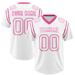 Custom White Personalized Shoulder Cut Two-Tone Football Jersey | BuyFootballJersey