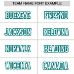 Custom Teal White Ukiyo-e Auspicious Clouds Graffiti Pattern Football Jersey | BuyFootballJersey