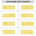 Custom Yellow White Ukiyo-e Auspicious Clouds Graffiti Pattern Football Jersey | BuyFootballJersey