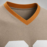 Unofficial Custom Mesh Fan Jersey – Stone / Copper – Personalized Name, Number & Logo – Not Licensed
