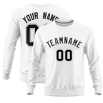 Custom White Classic Style Personalized Uniform Pullover Hoodie | BuyFootballJersey