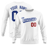Custom White Classic Style Personalized Uniform Pullover Hoodie | BuyFootballJersey