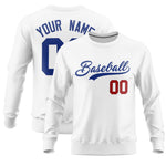 Custom White Classic Style Personalized Uniform Pullover Hoodie | BuyFootballJersey