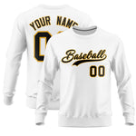Custom White Classic Style Personalized Uniform Pullover Hoodie | BuyFootballJersey