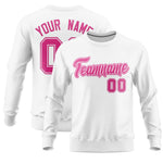 Custom White Classic Style Personalized Uniform Pullover Hoodie | BuyFootballJersey